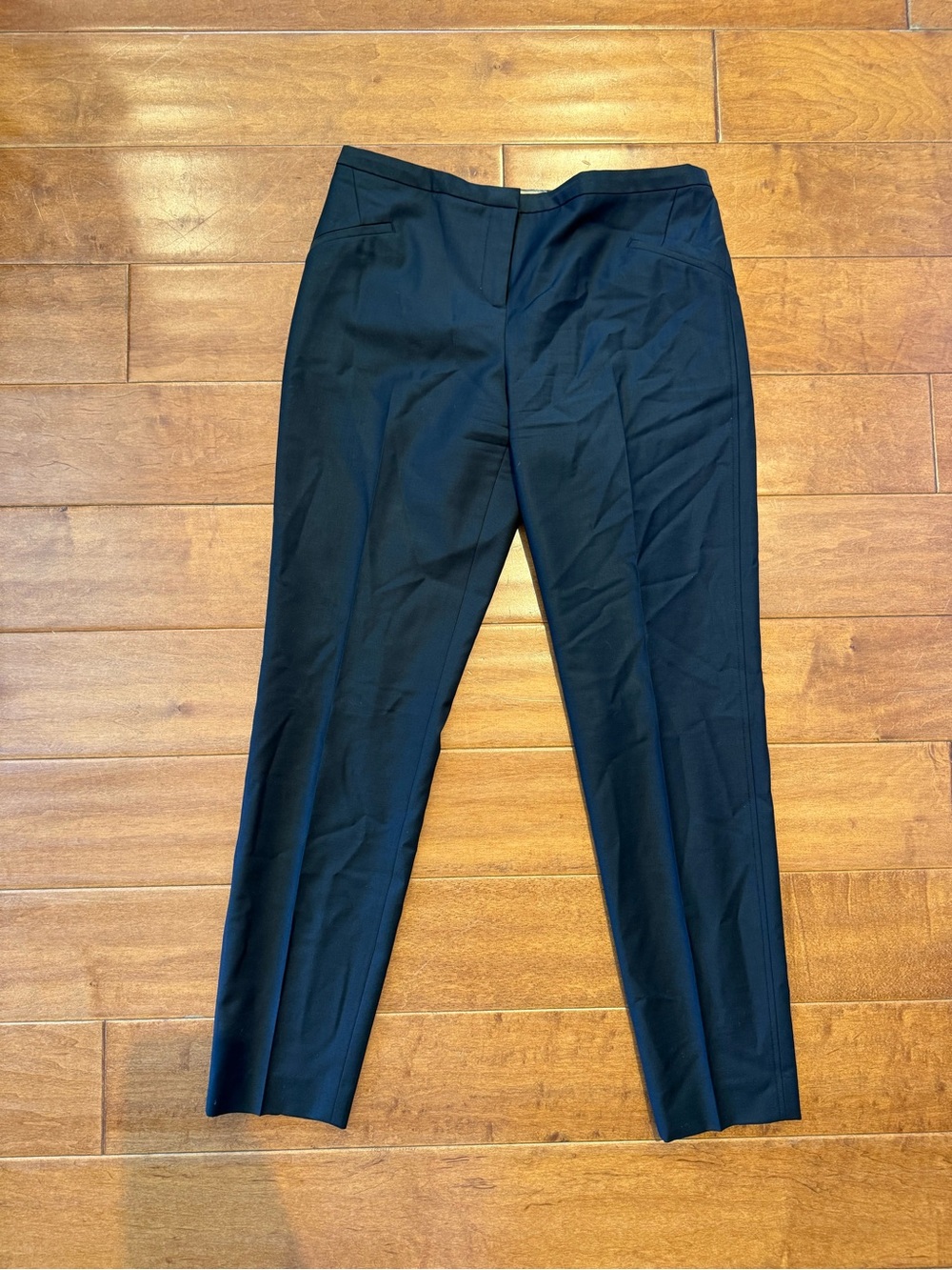 Women’s Ted Baker Black Dress Pants - Classic Tailored Fit Size 2 Wool Blend